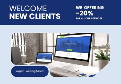 We offer a special “-20%” discount for new customers